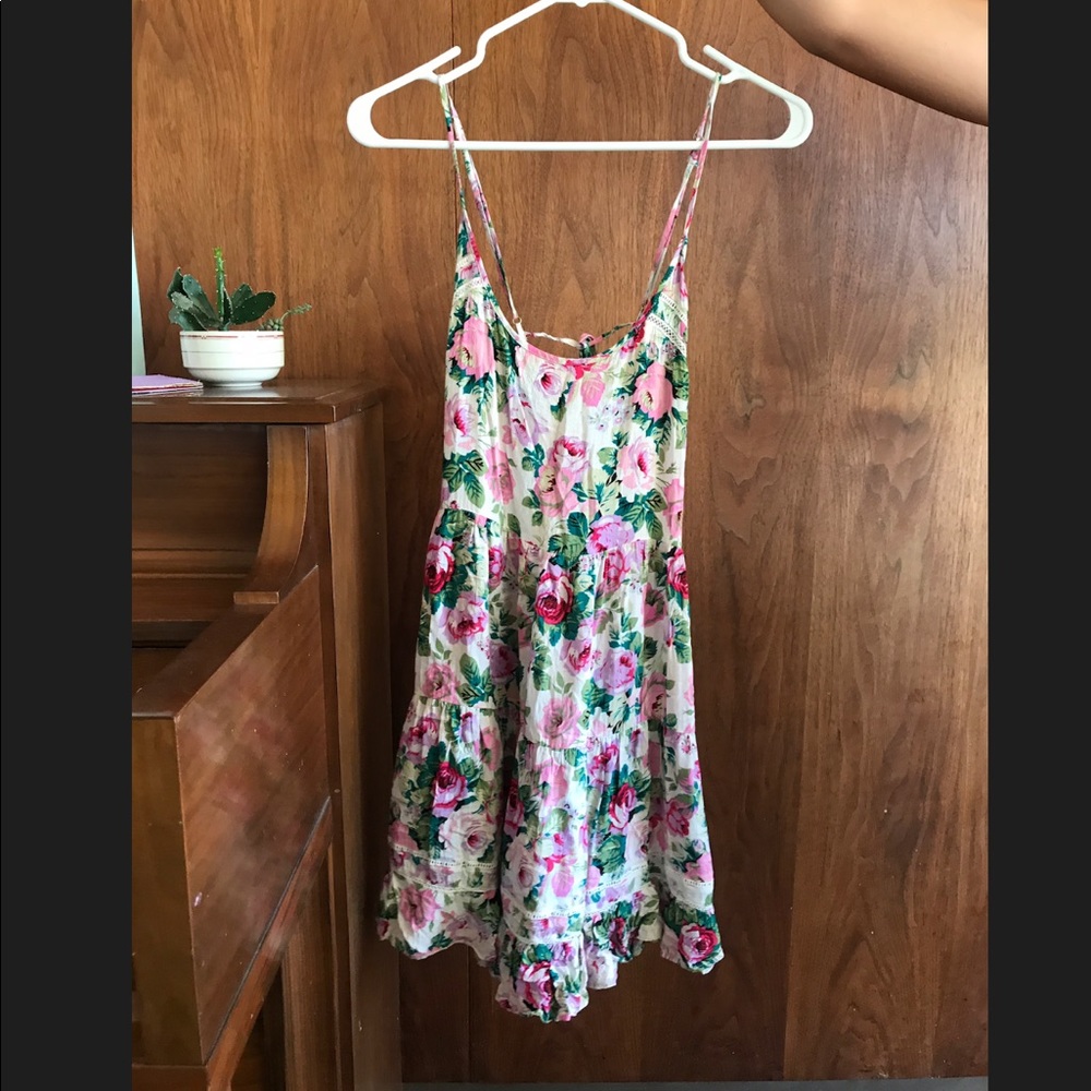 Anthropologie summer floral dress